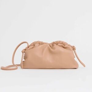 New! Mansur Gavriel Exclusive Mini Cloud Clutch Bag in Trucco Nude Tan Beige